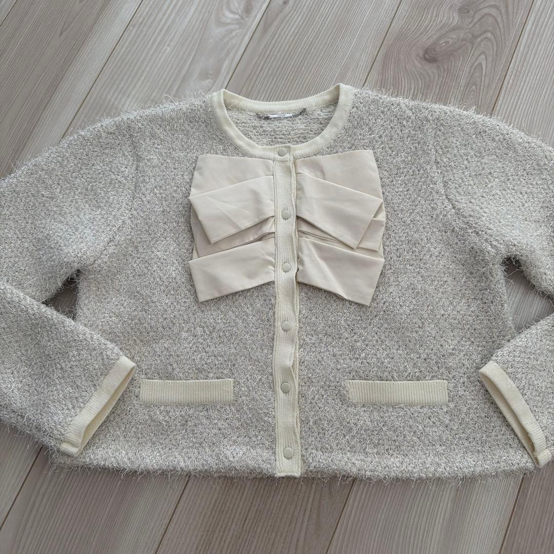 CELFORD☆ ダブルリボンニットジャケット 美品