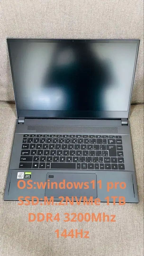 ゲーミングノートPC Core i7/32GB/RTX 3000/144Hz