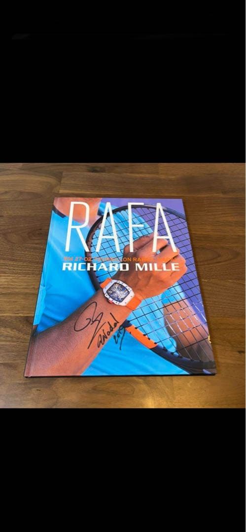 ラファエルナダル 直筆サインリシャールミルパンフレット Rafael Nadal