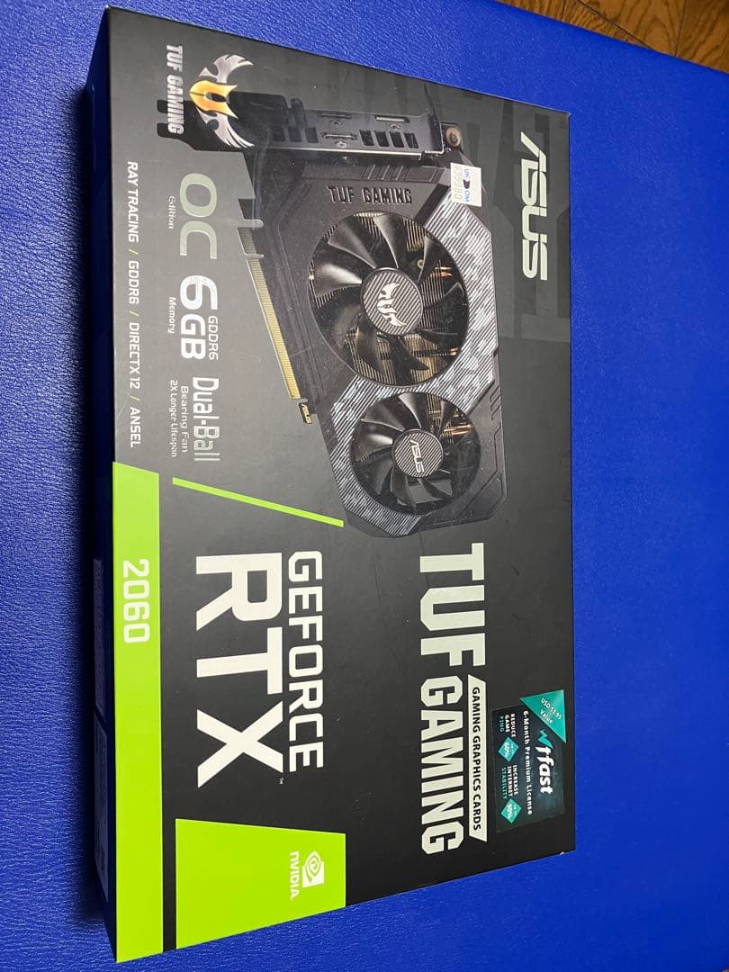 グラフィックボード・グラボ・ビデオカード TUF-RTX2060-O6G-GAMING [PCIExp 6GB]