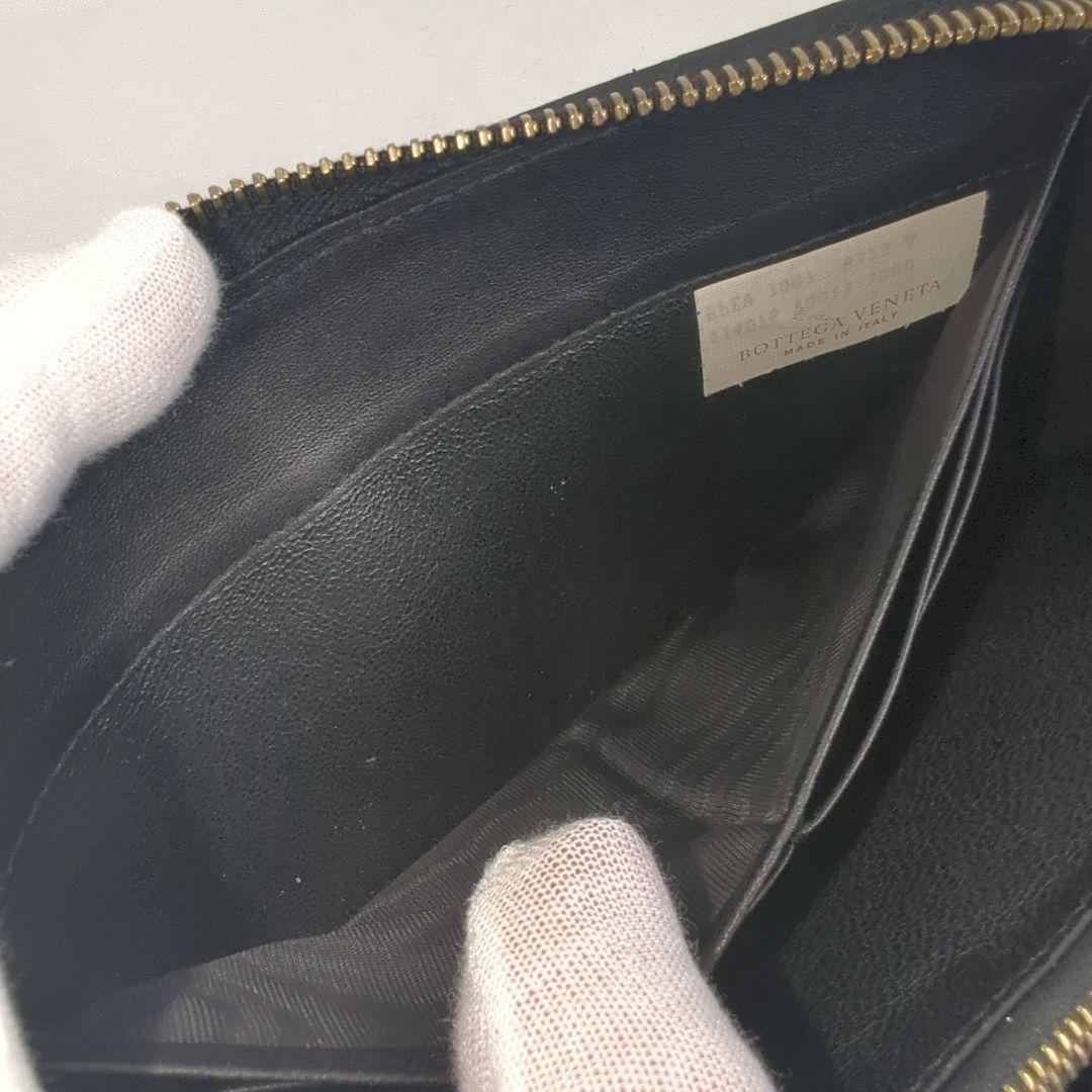 【美品】BOTTEGA VENETA イントレチャート 長財布 ジップ ジッピー