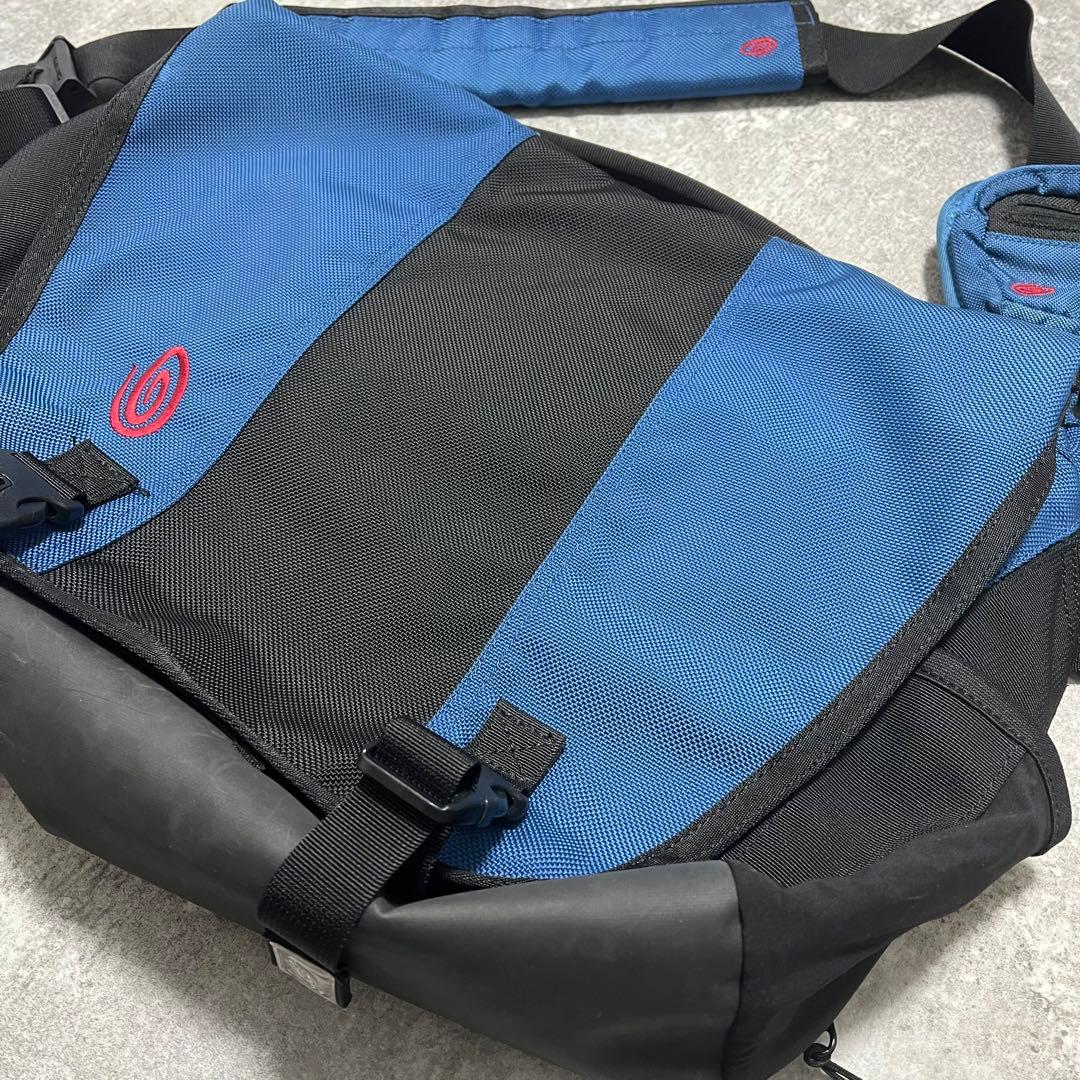 【良色】 TIMBUK2 メッセンジャーバッグ　y2k ブルー　ブラック