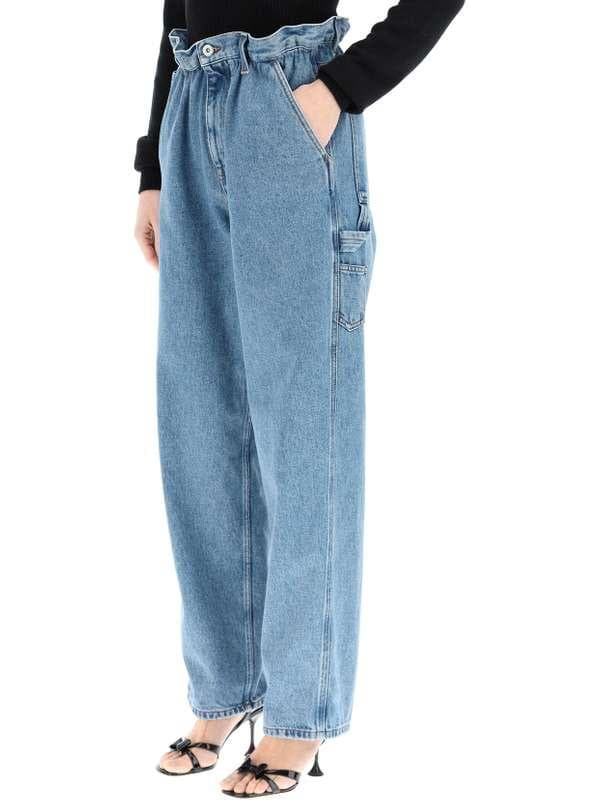 ミュウミュウ miumiu ギャザーデニムパンツ GWP　27　アイコン