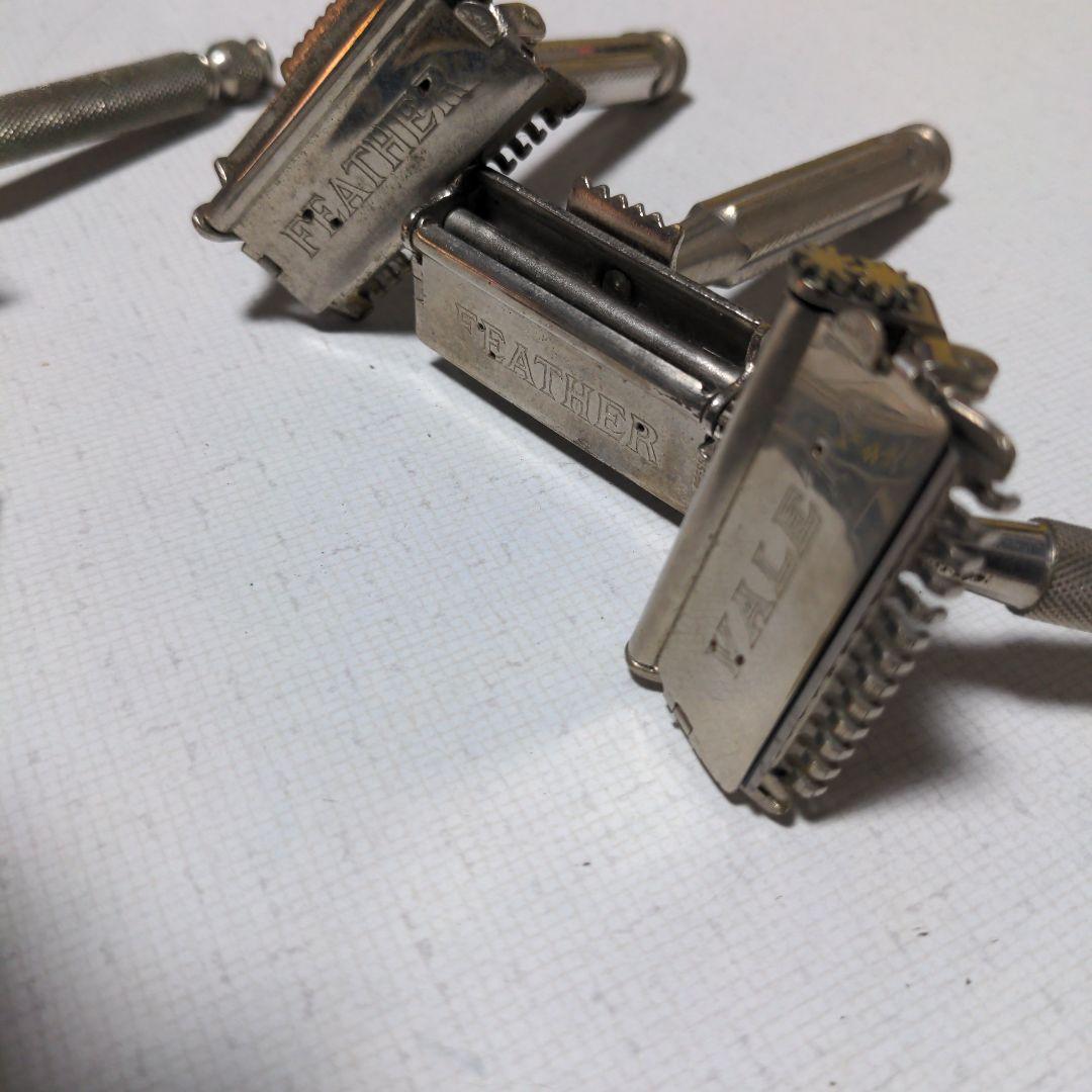 Vintage絶版　FEATHER　髭剃り等5つと替刃3箱(⁠✿⁠^⁠‿⁠^⁠)