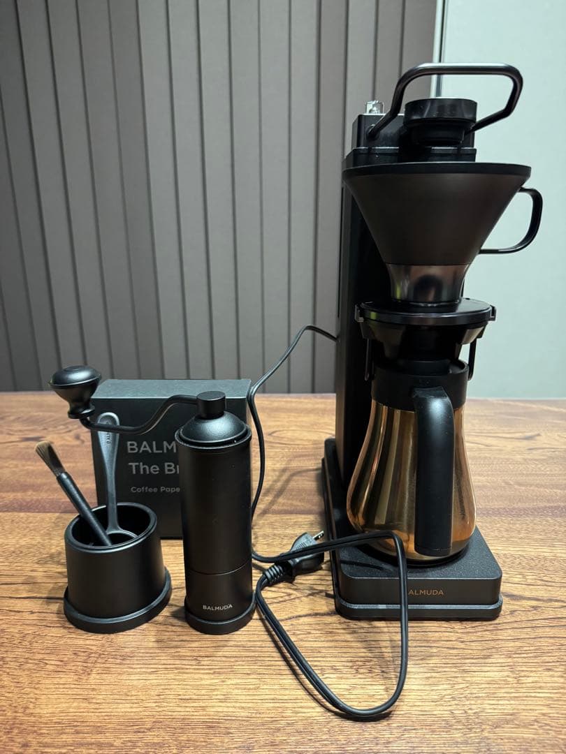 バルミューダ ザ・ブリュー　スターバックスリザーブ　ミル　ペーパーフィルター付き