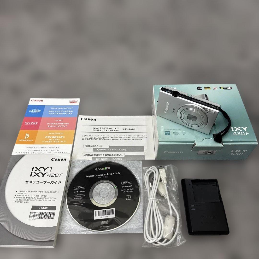 Canon IXY 420F シルバー　コンパクトデジタルカメラ