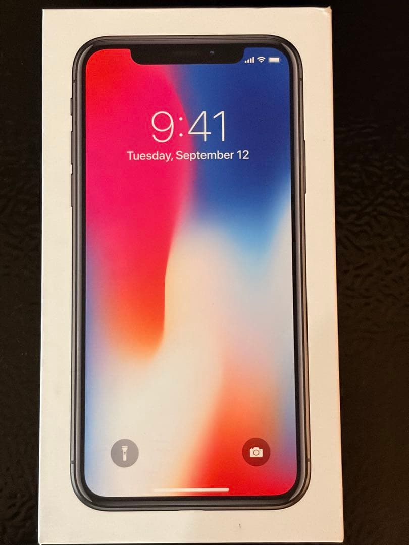 Apple iPhone X スペースグレー 本体 中古美品