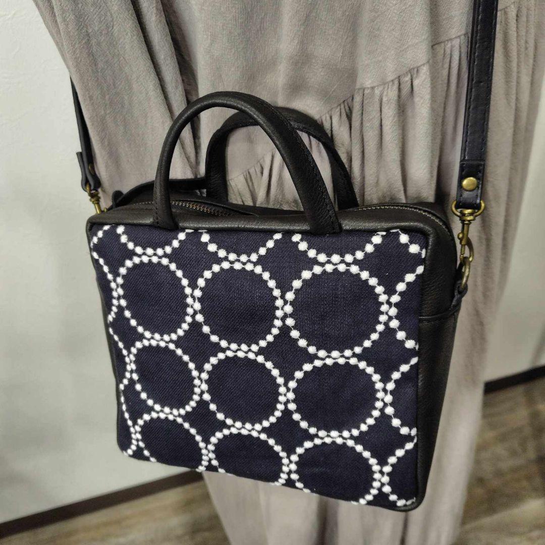 m*a様 ミナペルホネン/2025tambourineタンバリンネイビー×白/ス