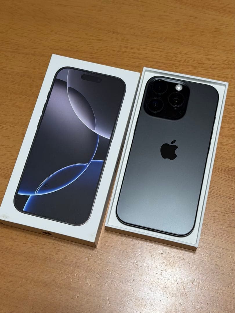 Apple iPhone 16pro ブラック 128GB 本体
