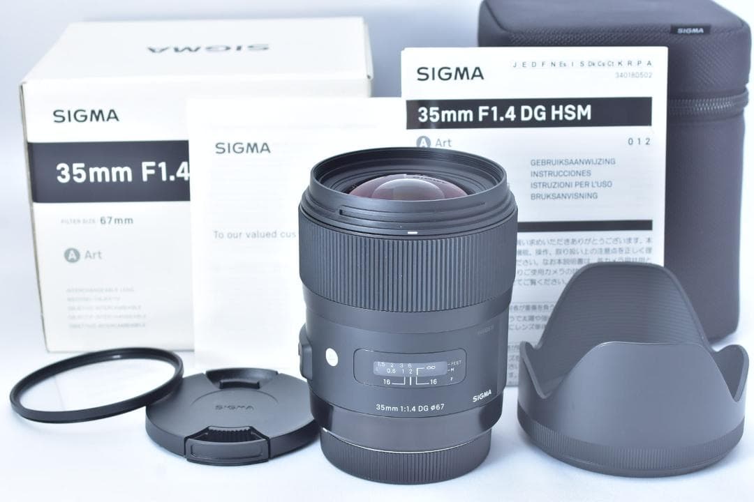 SIGMA シグマ 35mm 1.4 DG Art 012 キヤノン Canon