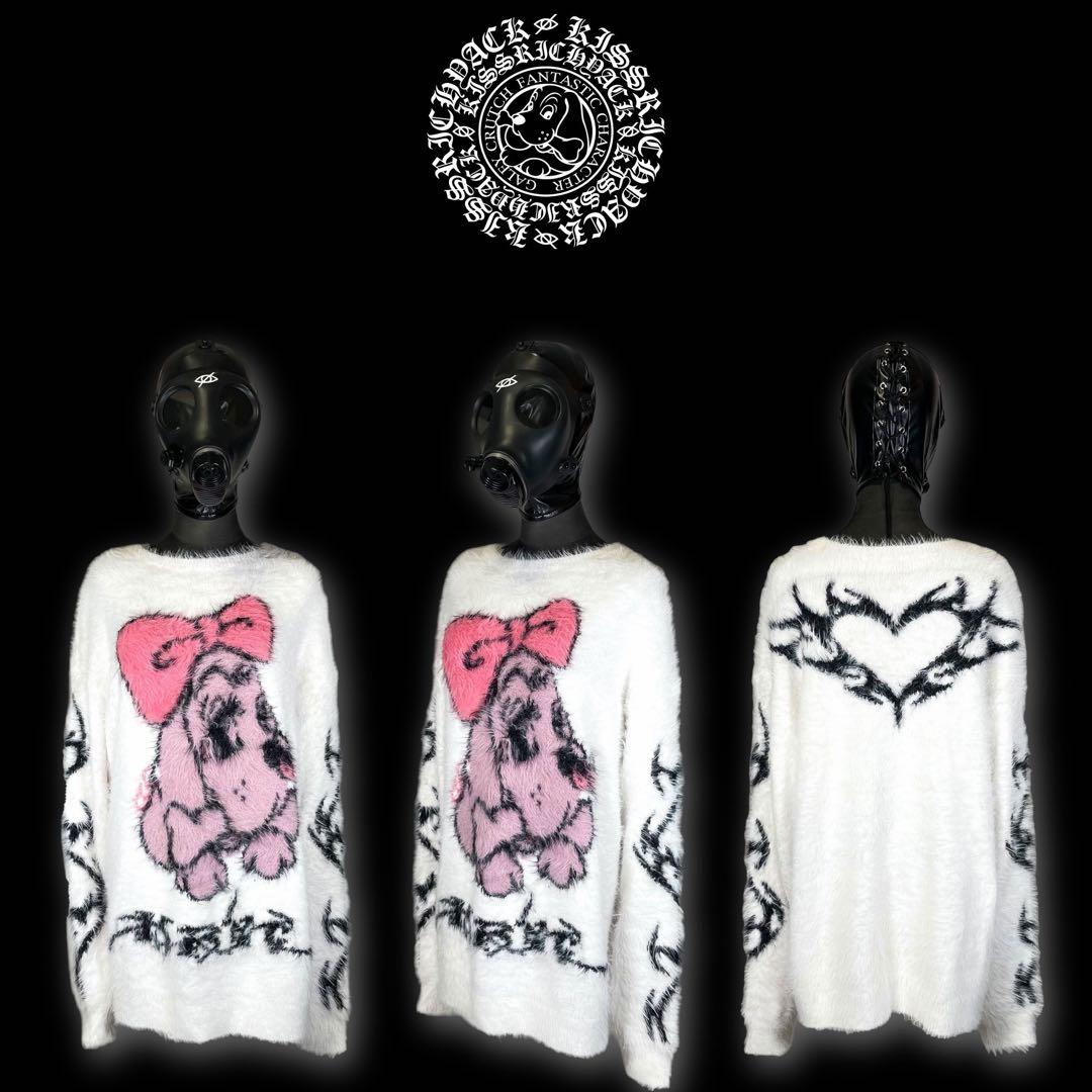 KRY×GALFYコラボ シャギーニット