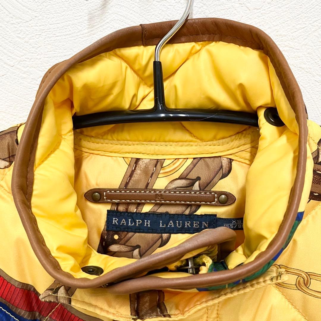 【ODJ CHIEN66】 ラルフローレン ダウンジャケット 総柄