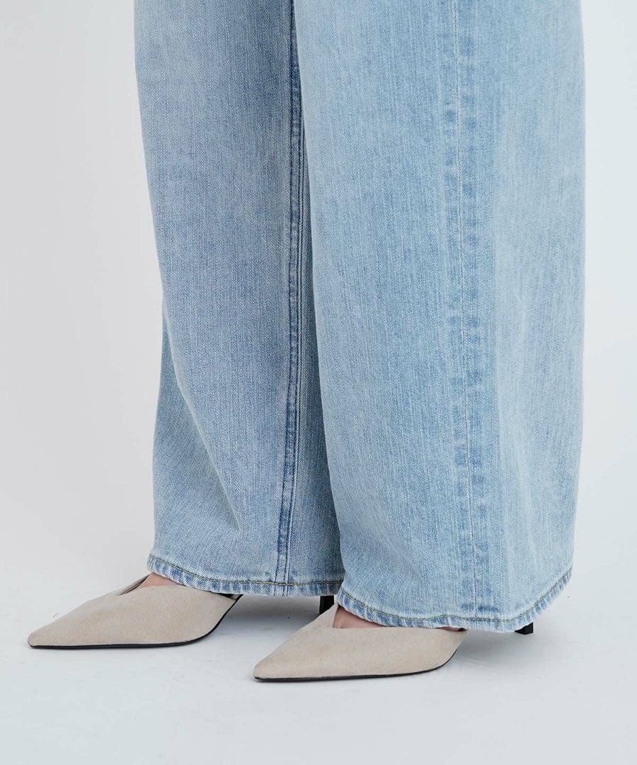 新品タグ付き YANUK JOAN / FVS ルーズストレート デニム 23