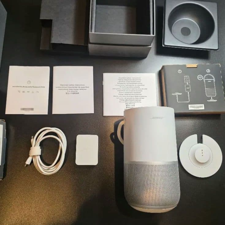 Bose Portable Smart Speaker ホワイト クレードル付き