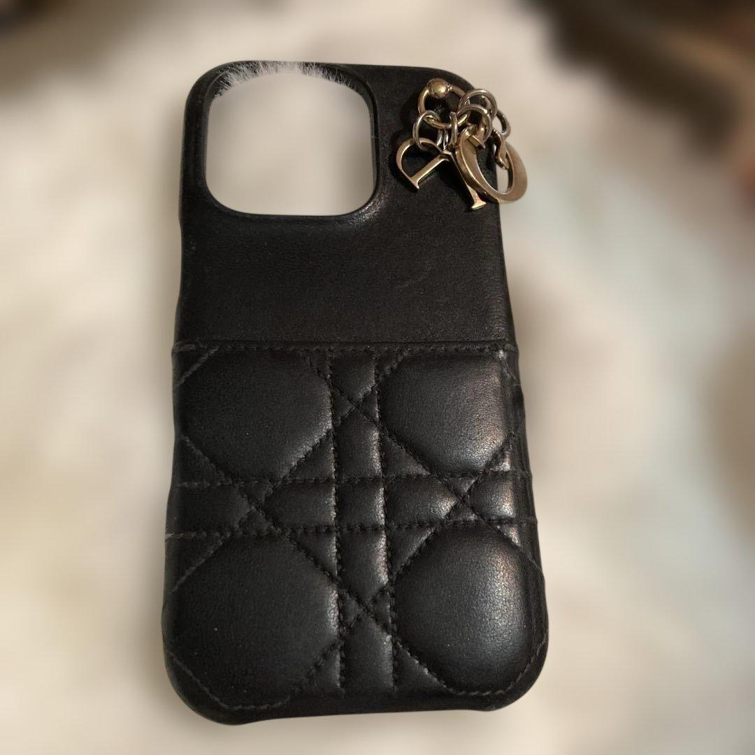 クリスチャンディオール　iPhone15ケース正規品羊皮