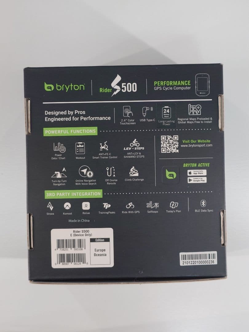 bryton Rider s500 GPSサイクルコンピューター本体