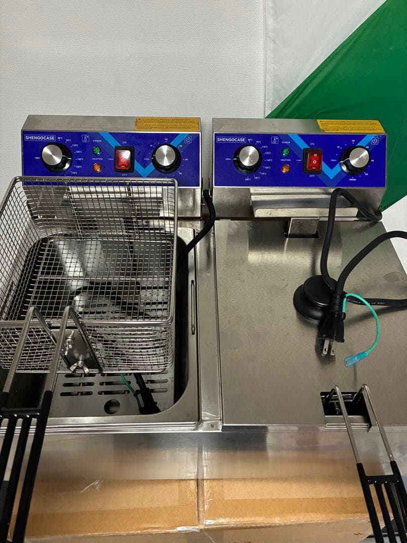 電気フライヤー EF-101V-2 2台セット