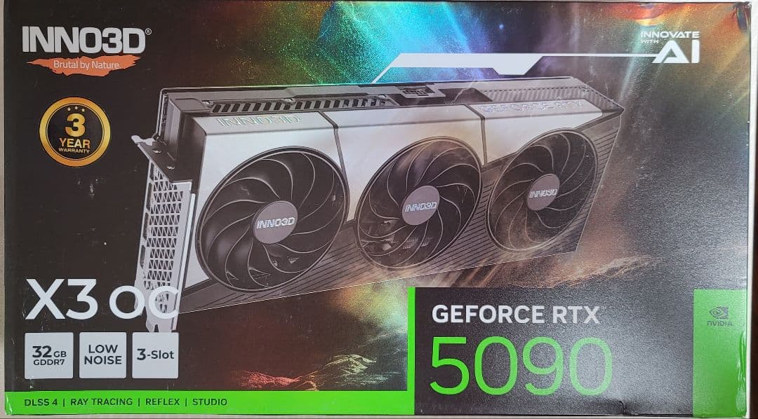 INNO3D GEFORCE RTX 5090 3スロット ジャンク