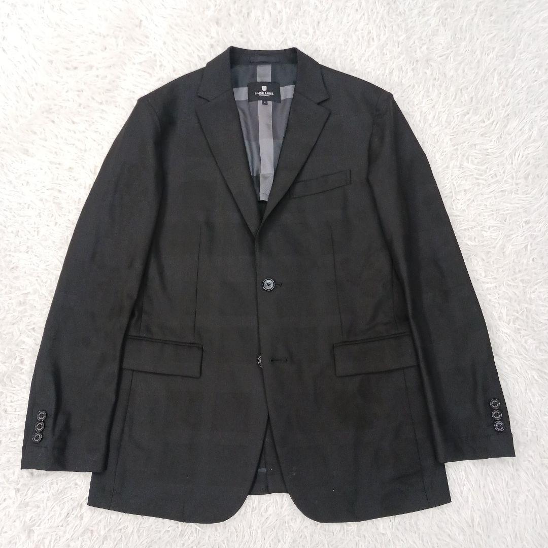 ✨極美品✨ブラックレーベル　セットアップ シャドーチェック　ブラック　サイズM