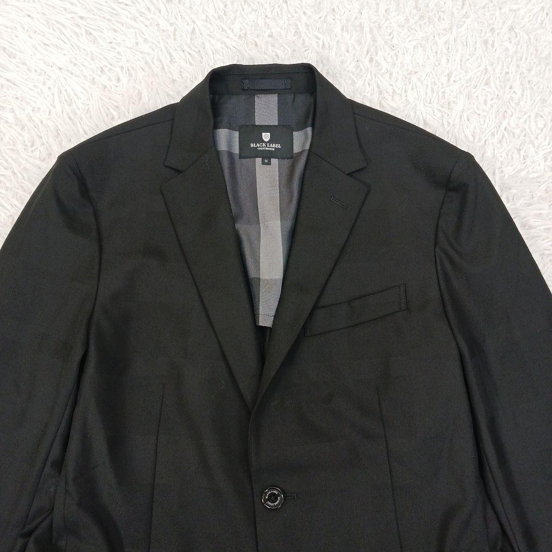 ✨極美品✨ブラックレーベル　セットアップ シャドーチェック　ブラック　サイズM