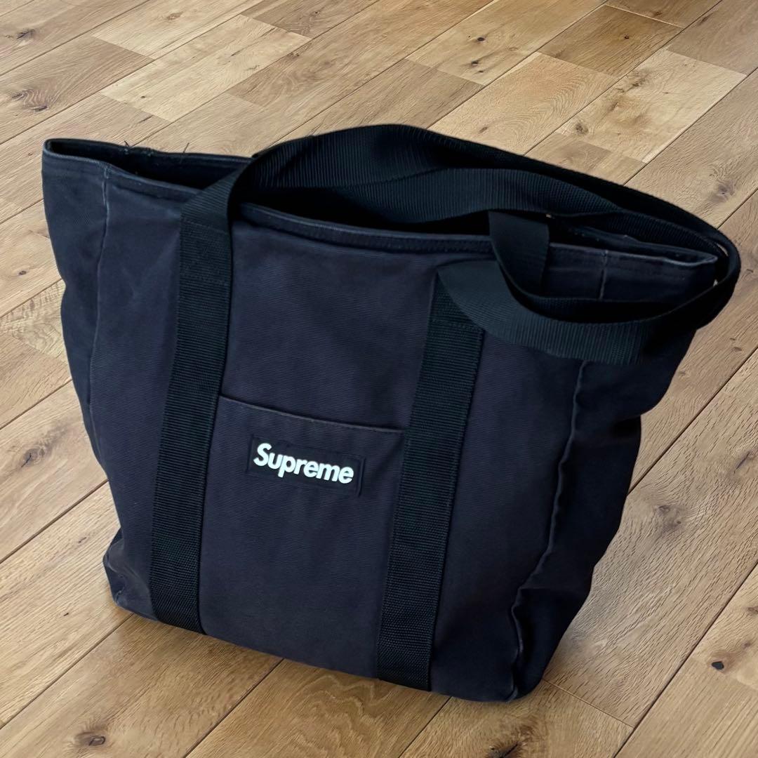 Supreme Canvas Tote Bag キャンバス トートバッグ 黒