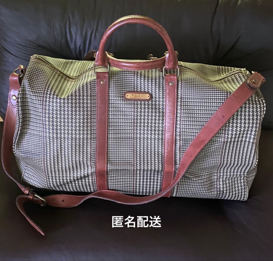 Polo Ralph Lauren ボストンバッグ グレンチェック 大容量