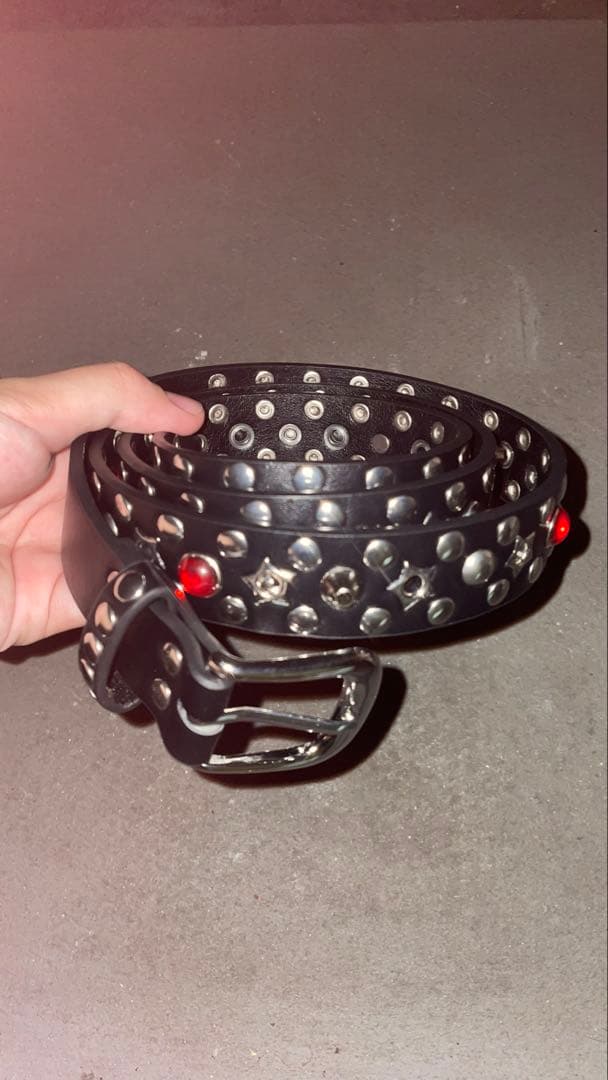 JADED LONDON ブラック スタッズベルト 最安値 即日発送