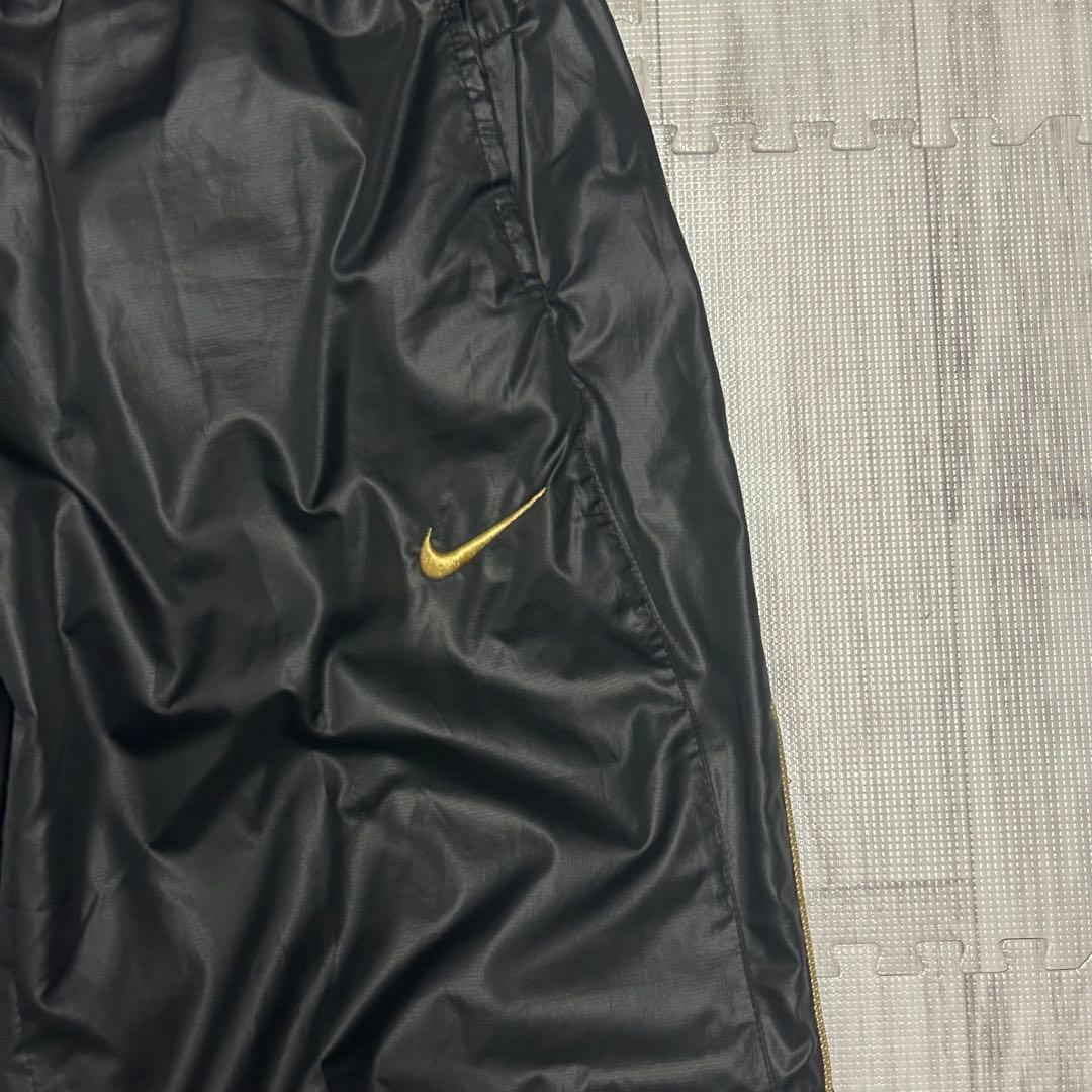 00s NIKE ナイロン 上下 パーカー ジャケット パンツ 刺繍ロゴ XXL