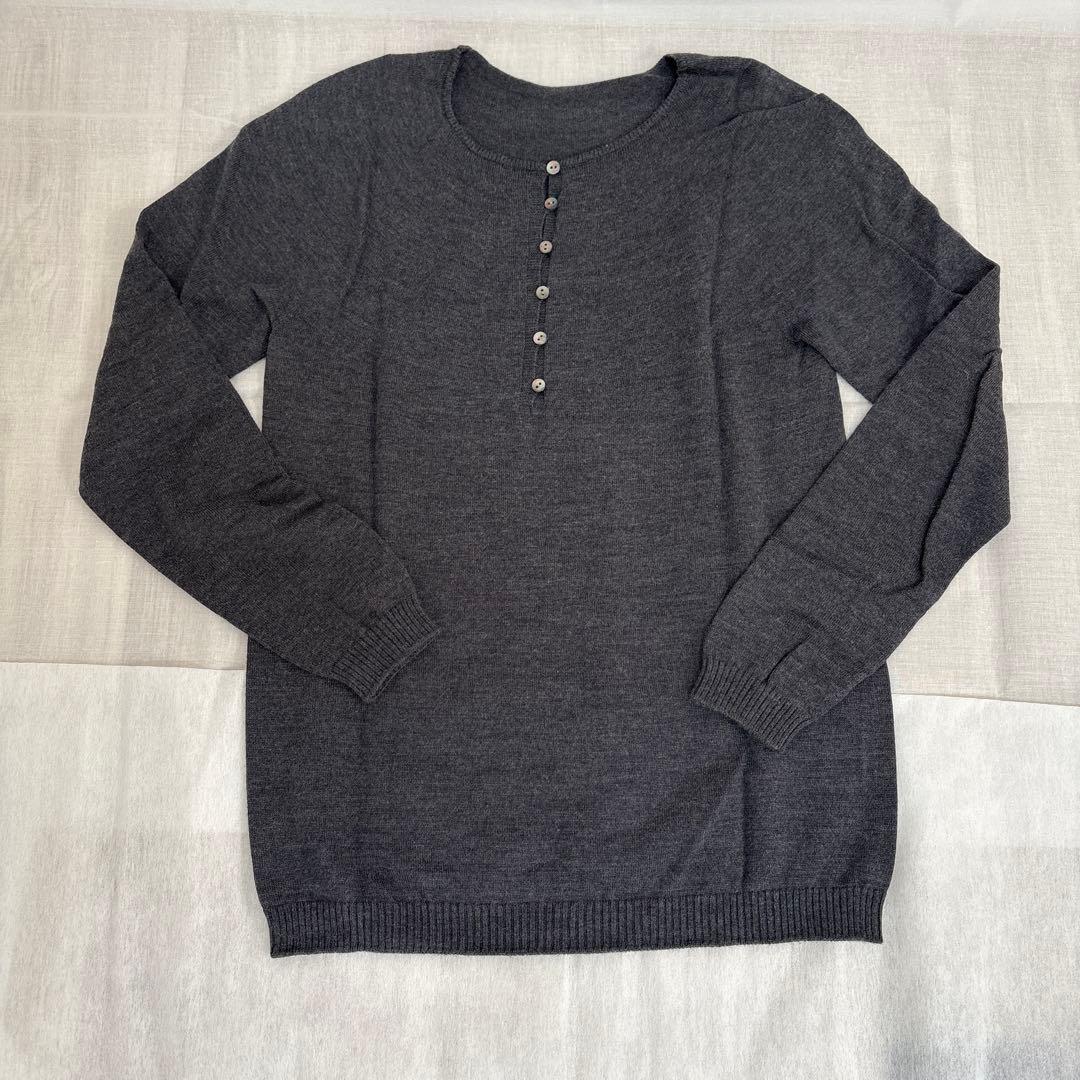 Kotori works（コトリワークス）おやすみセーター　チャコールグレー