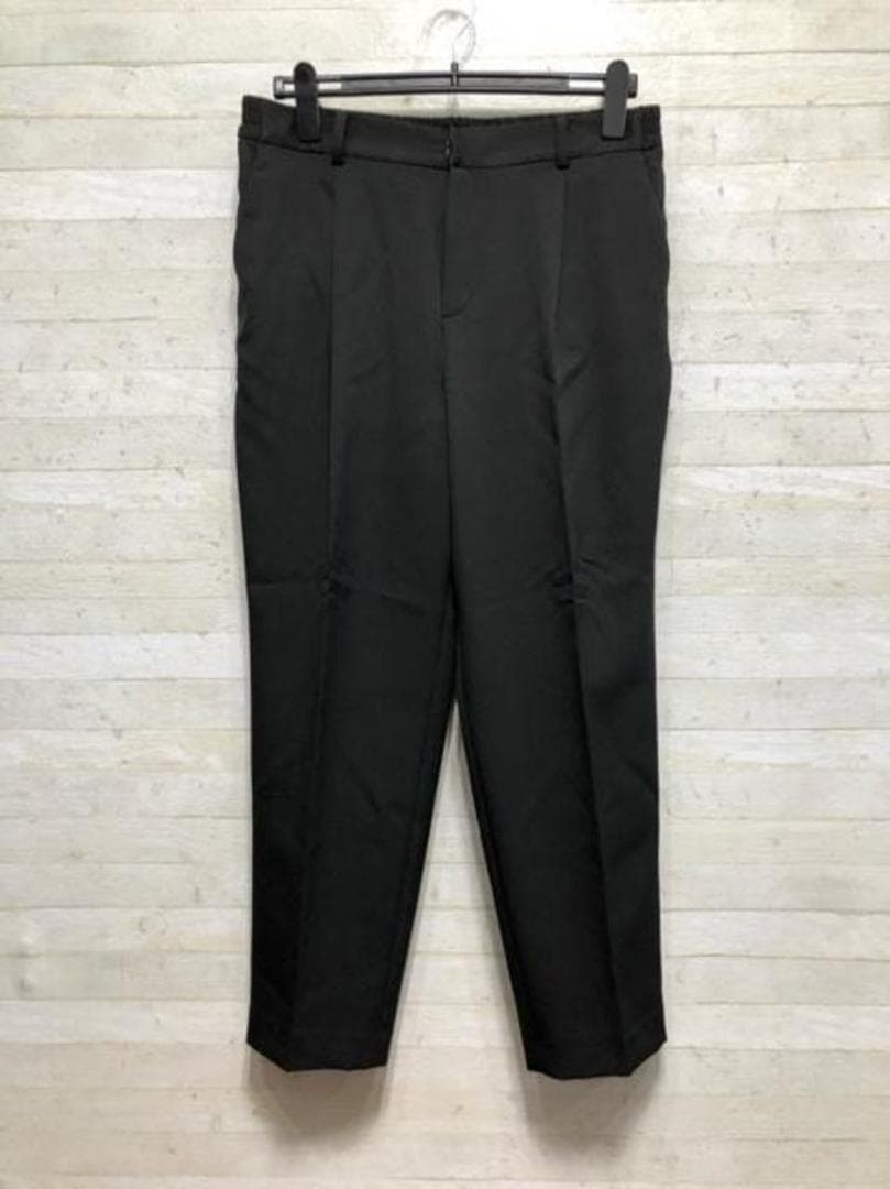 新品☆3L黒系無地ストレッチパンツスーツ上下セットお仕事・フォーマル〇B552