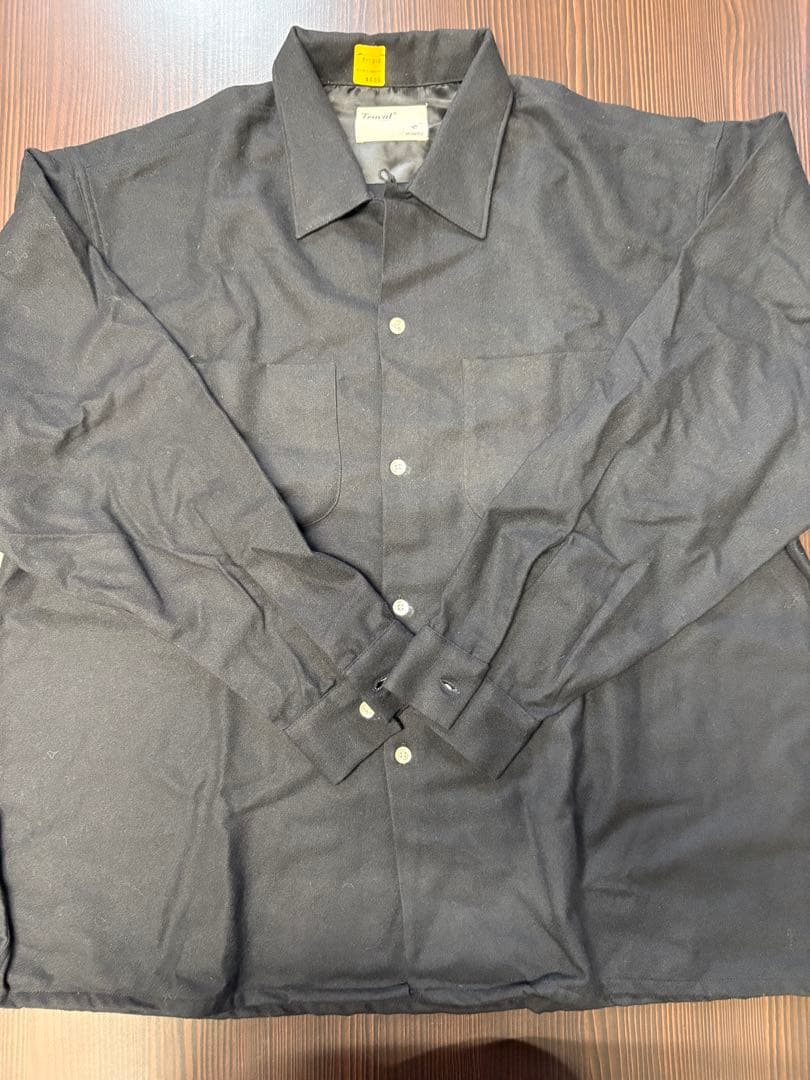 a-zTruval シャツ 黒 60s dead stock ビンテージ