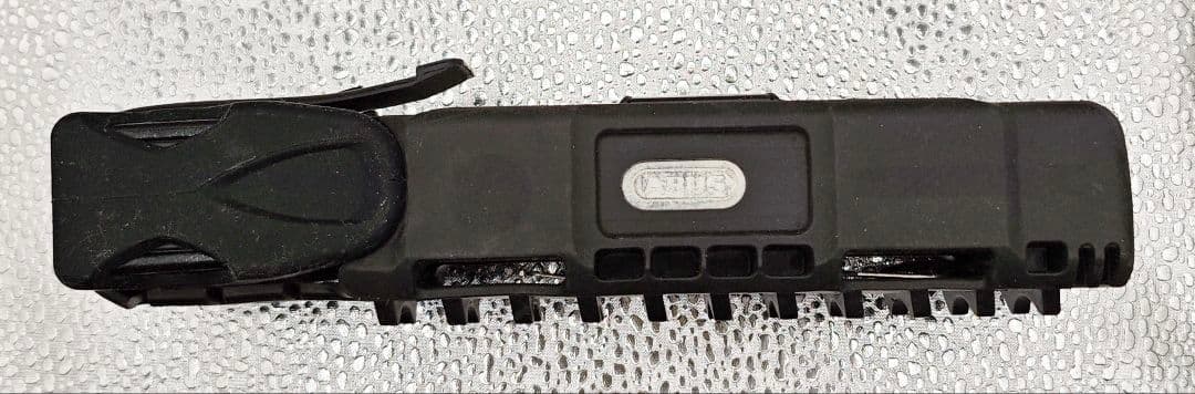 ABUS 折りたたみ最強ロック 希少シリコン巻きブラック　未使用