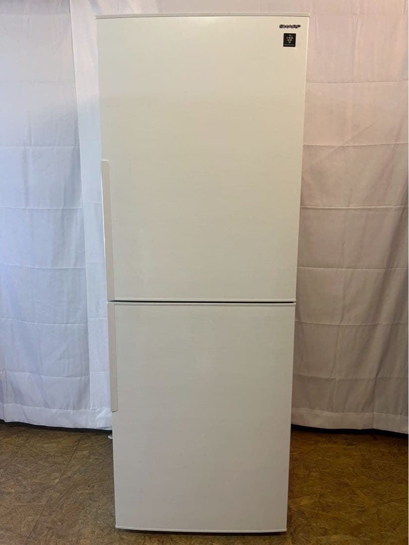 SHARP 2ドア冷蔵庫 SJ-PD28E-W 2019年製 280L 右開き