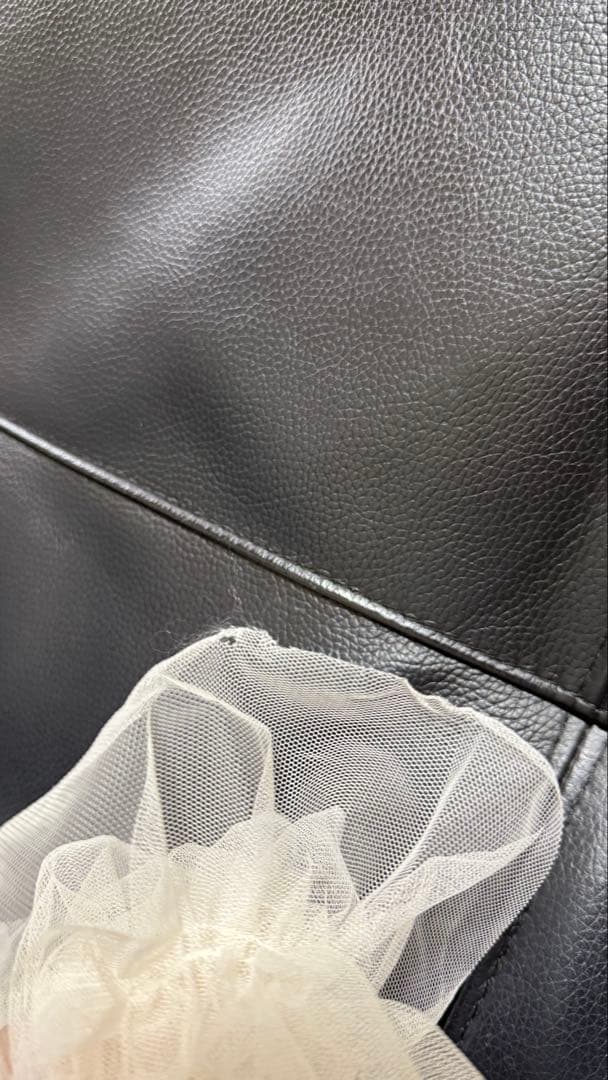 notre emor ブラウス asymmetry tulle tops