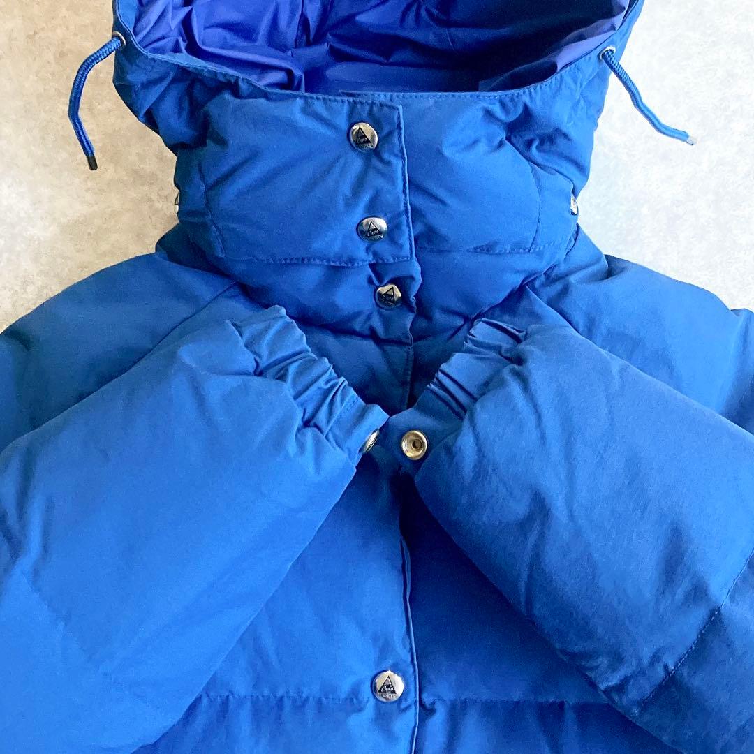 美品 ケープハイツ 高機能60/40ナイロンダウンジャケット 2way ブルー