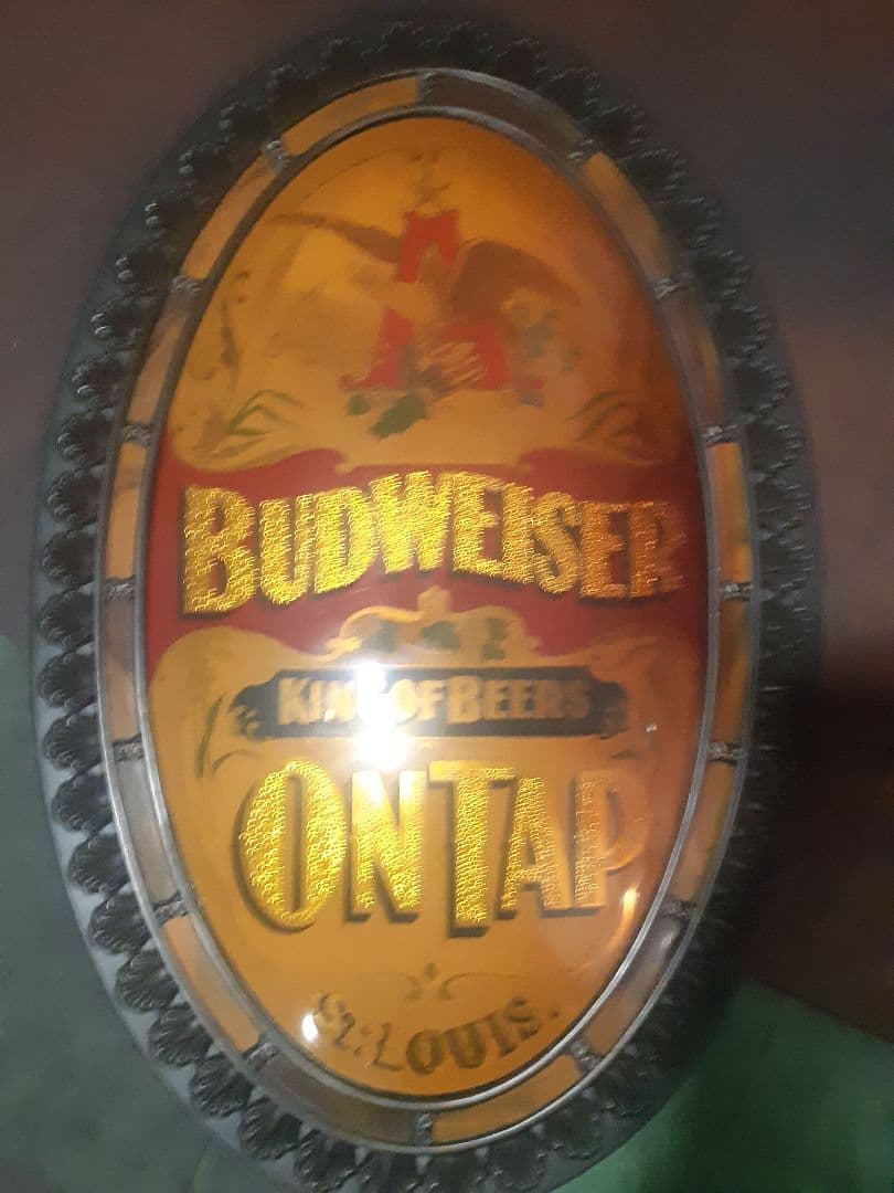 エース☆Budweiser ON TAP サイン大型壁掛け