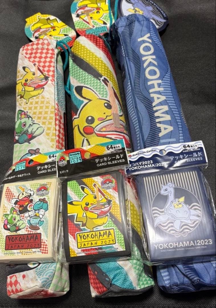 WCS 横浜 ヨコハマ プレイマット デッキシールド まとめ売り