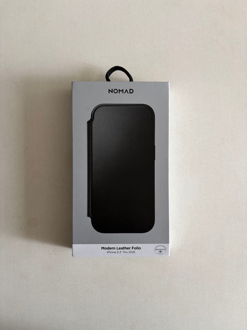 NOMAD FOLIO CASE iPhone 17 Pro 手帳型ケース 黒