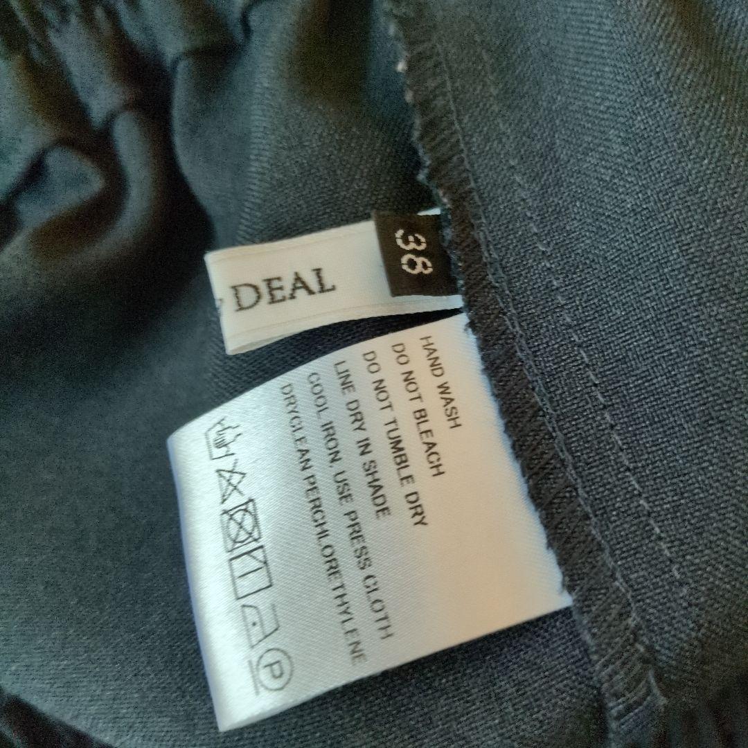 mica&deal バックプリーツセットアップ　38　ネイビー　セレモニー