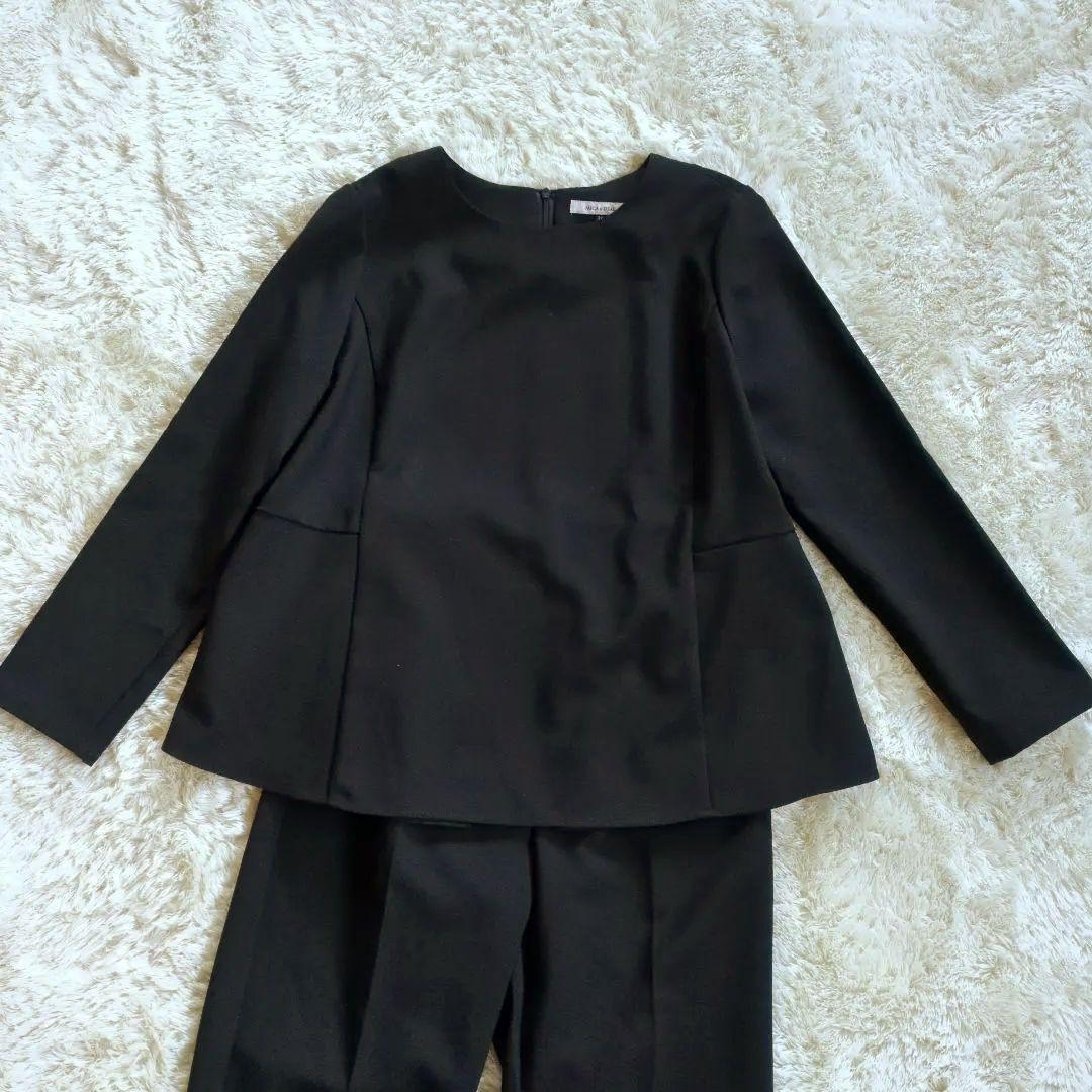 mica&deal バックプリーツセットアップ　38　ネイビー　セレモニー