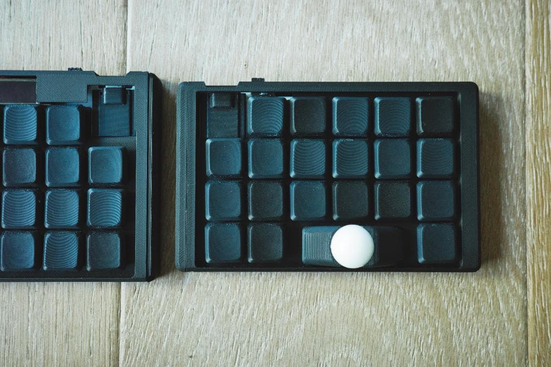 tomkeyLk 無線分割式 トラックボール キーボード