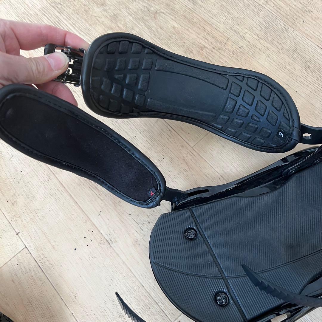 初めてのスノーボードに！MLサイズ 4×4 バートン 3D 対応ビンディング！