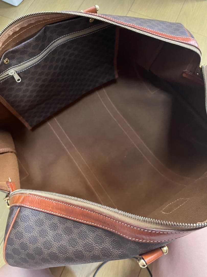 セリーヌ ボストンバッグ W49 マカダム柄 美品