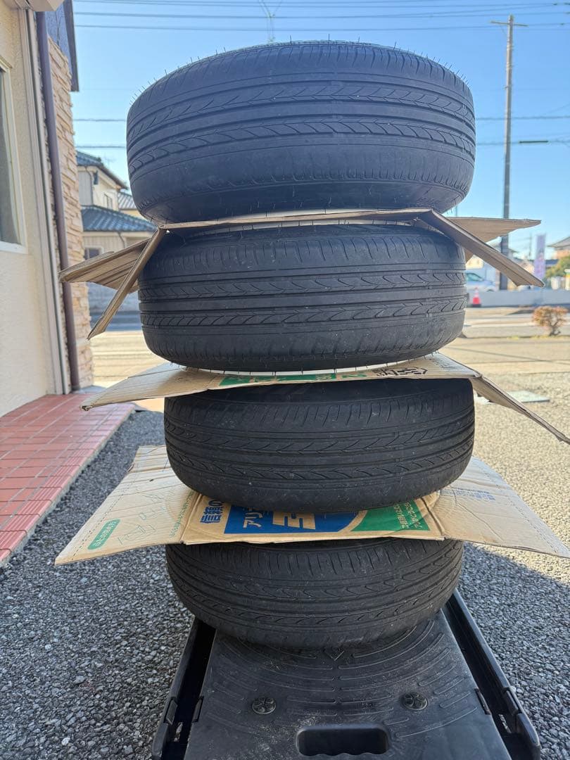 波*平様 13インチ 鉄ホイール深リム7J +25 引っ張り155/65r13