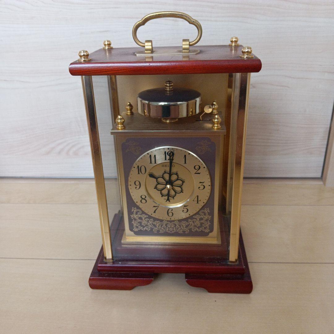 SEIKO製 クラシック置時計 金色