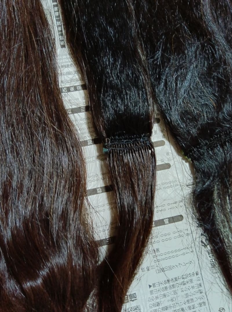 日本髪　地毛結　かもじ　人毛　5種類　花嫁　成人式