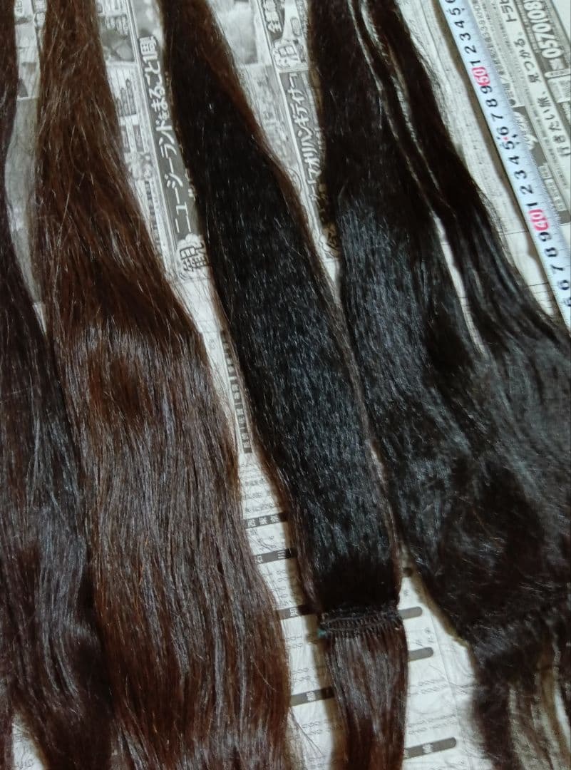 日本髪　地毛結　かもじ　人毛　5種類　花嫁　成人式