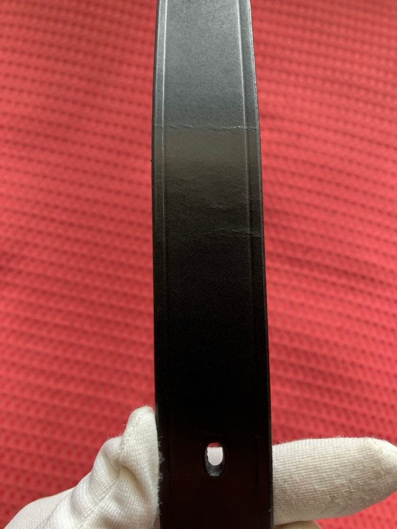 新品未使用品　SLOW herbie 27mmプレーンベルト　ブラック　M