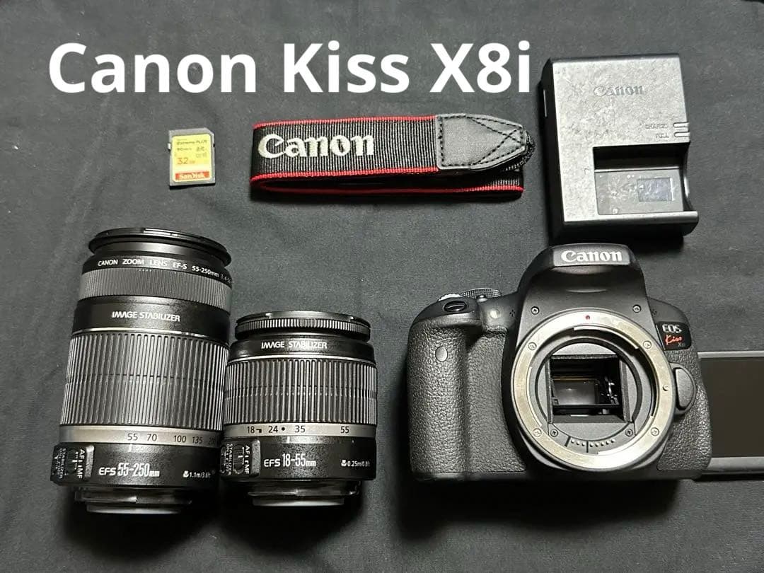Canon EOS Kiss X8i ダブルズームレンズキット