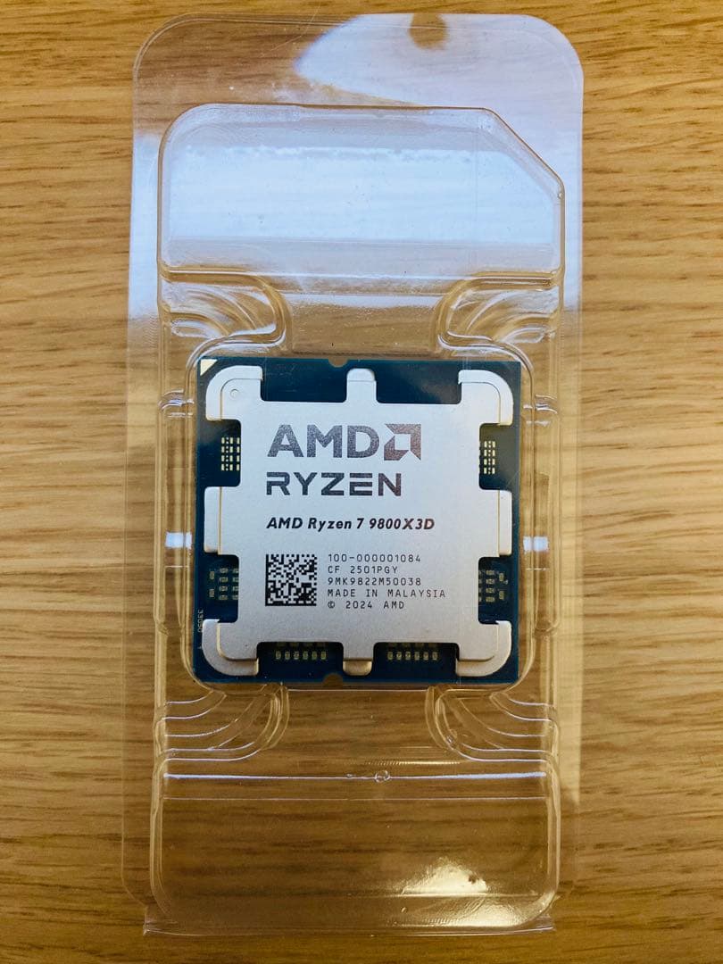 新品　AMD Ryzen 7 9800X3D 動作保証　おまけ
